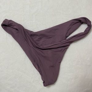 Purple bikini bottoms